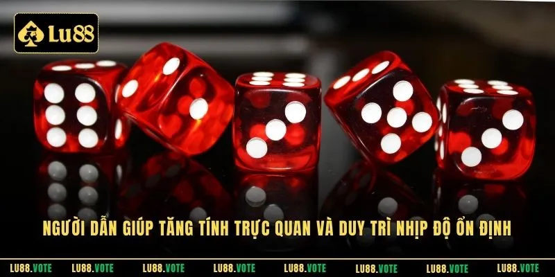 Người dẫn giúp tăng tính trực quan và duy trì nhịp độ ổn định 