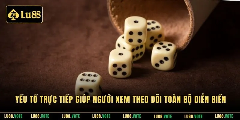 Yếu tố trực tiếp giúp người xem theo dõi toàn bộ diễn biến